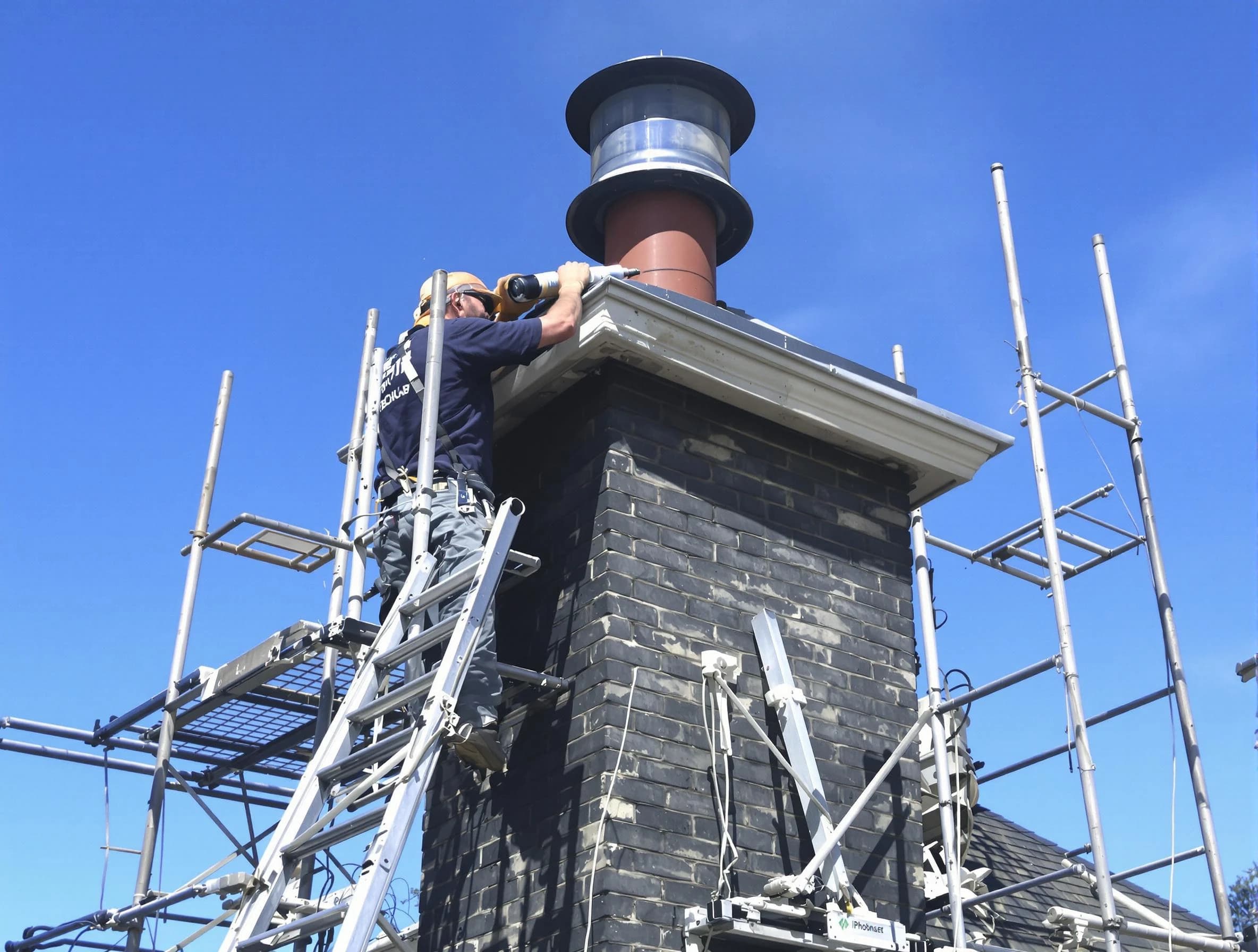 Sturdy chimney crown finished by Castle Pines Village Chimney Sweep in Castle Pines Village, CO