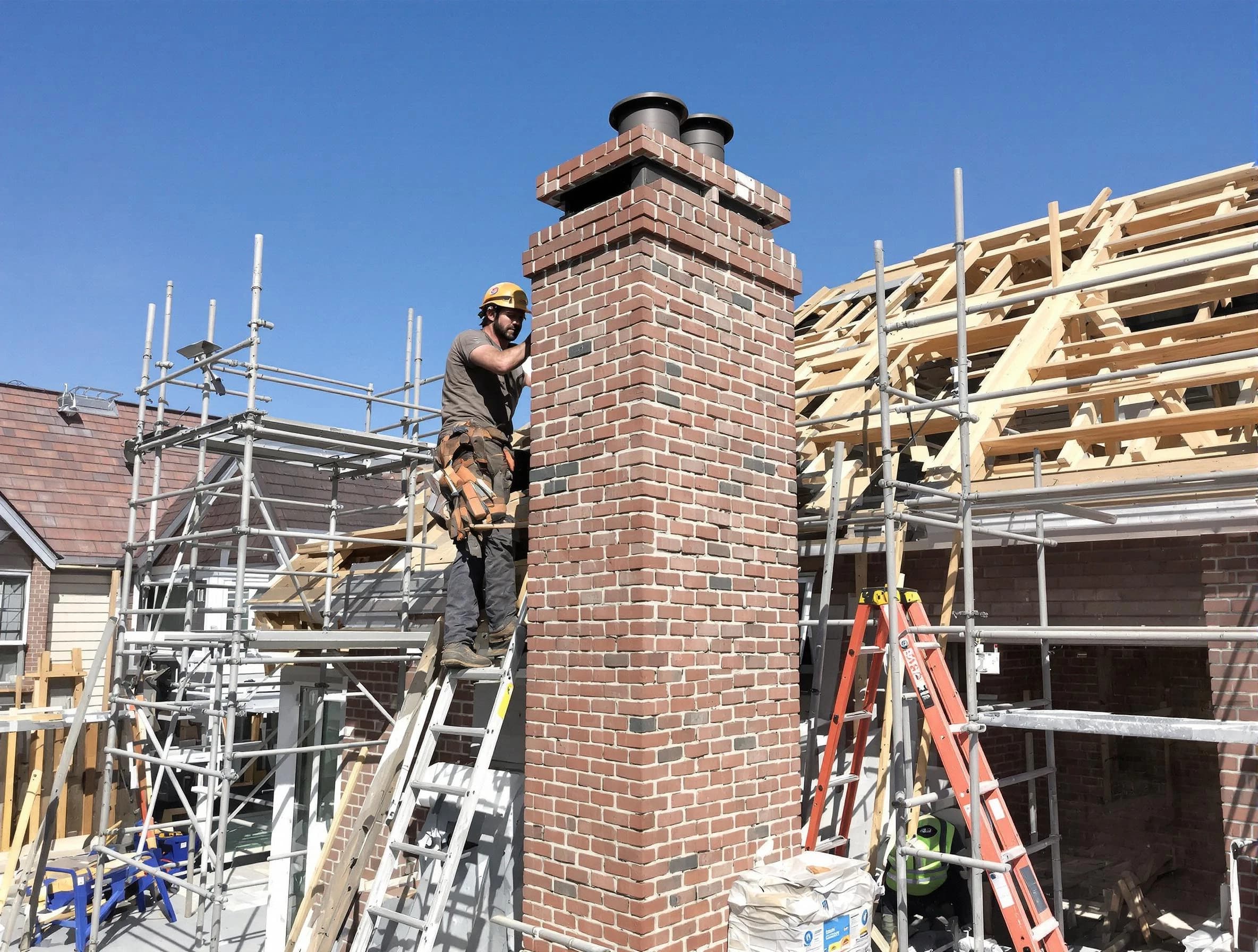 New chimney installation completed by Castle Pines Village Chimney Sweep in Castle Pines Village, CO