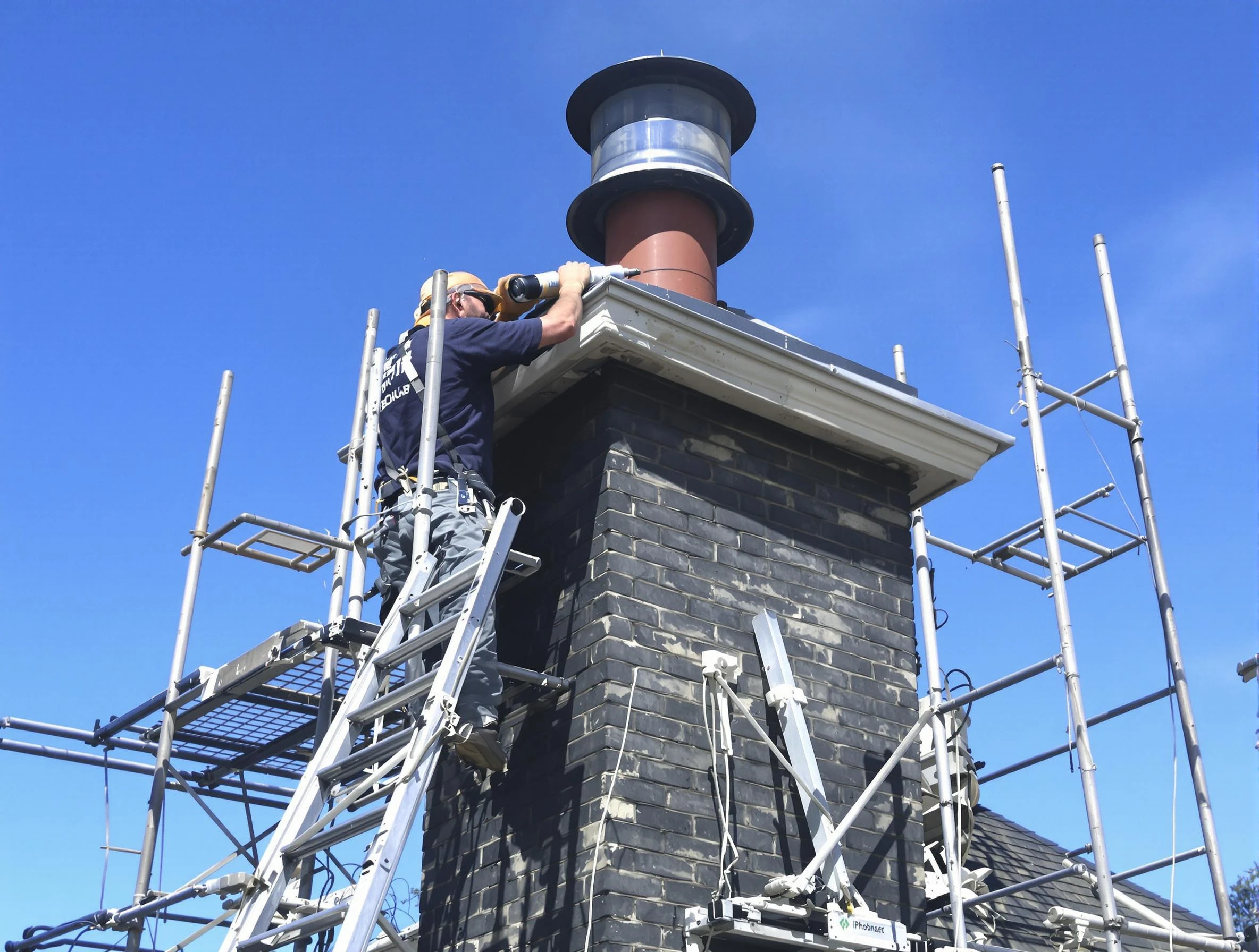 Sturdy chimney crown finished by Castle Pines Village Chimney Sweep in Castle Pines Village, CO