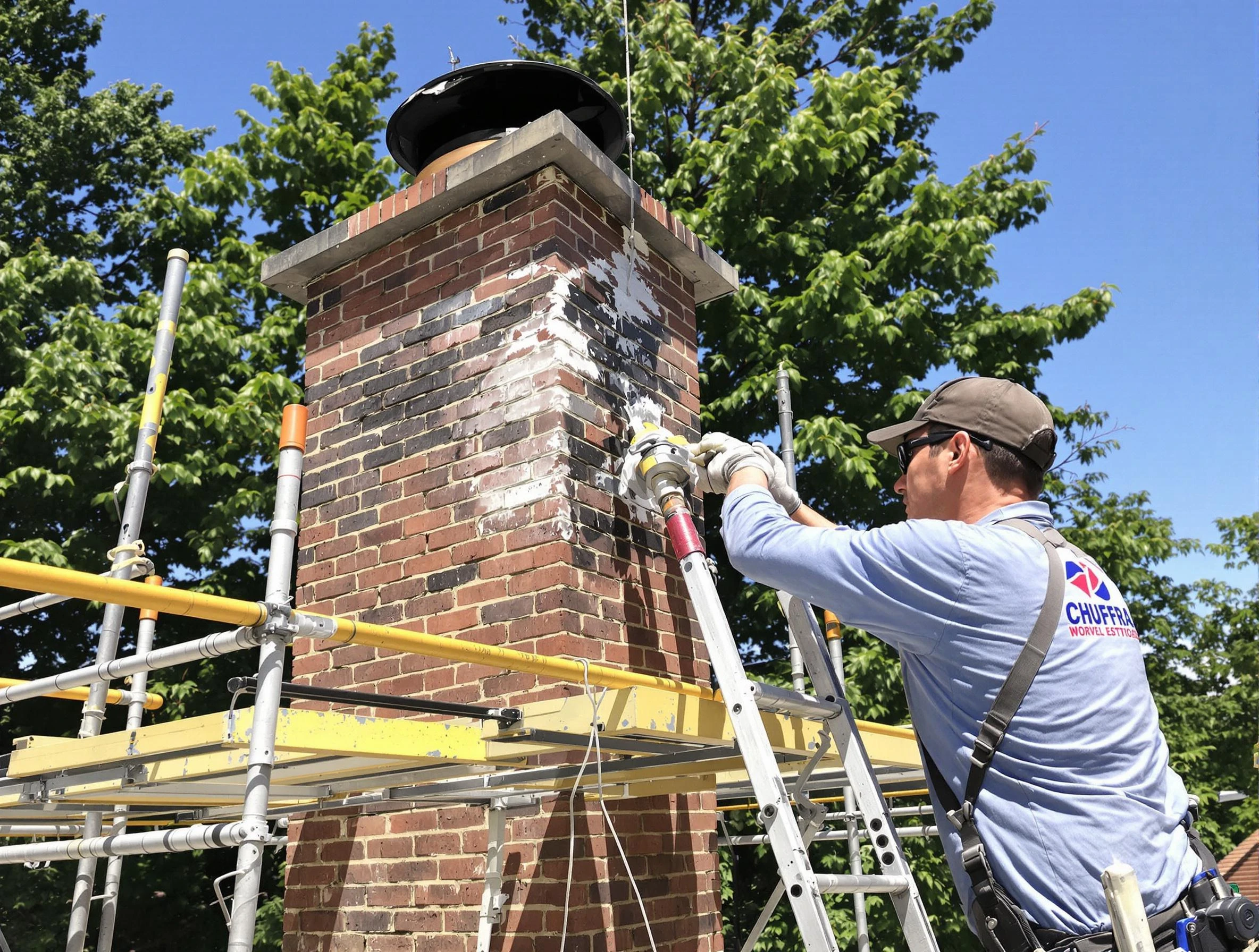Structural chimney repair by Castle Pines Village Chimney Sweep in Castle Pines Village, CO